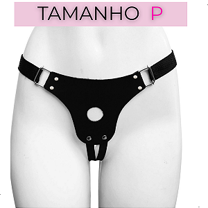 Cinta / Cinto Para Prótese Pênis Couro Strap On Regulagem