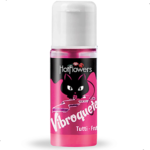 Gel Comestível Vibroquete 12g 4 Sabores Hot Sabor Tutti frutti