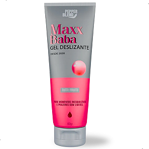 Maxx Baba Lubrificante Íntimo Beijável Comestível Deslizante