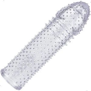 Capa Peniana Extensora Texturizada Massageadora 15 Sexshop