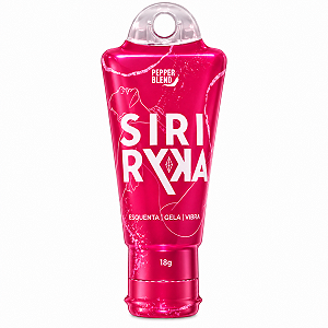 Siri Ryka Gel Comestível Esquenta Gela e Vibra 18g Pepper Blend
