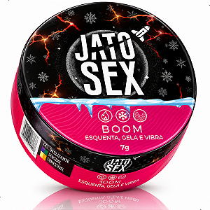 Gel Comestível Jato Sex Boom Esquenta Gela Vibra 7g Pepper Blend