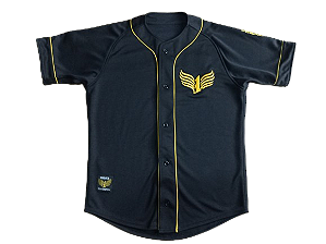 Camisa baseball - Preta