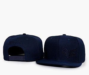 Boné snapback - Tom azul Marinho