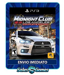Midnight Club Los Angeles Complete Edition - PS3 - Midia Digital