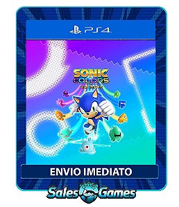 Sonic Colors: Ultimate - PS4 - Edição Padrão - Primária - Mídia Digital