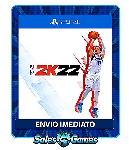 NBA 2k22- PS4 - Edição Padrão - Primária - Mídia Digital