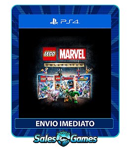 Coleção Lego Marvel - PS4 - Edição Padrão - Primária - Mídia Digital.