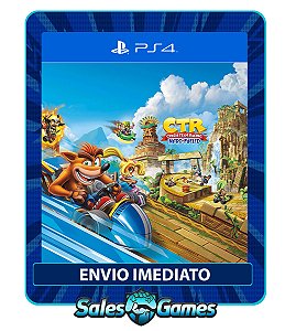Crash Team Racing Nitro-Fueled - PS4 - Edição Padrão - Primária - Mídia Digital.