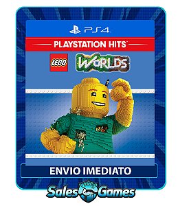LEGO Worlds - PS4 - Edição Padrão - Primária - Mídia Digital.