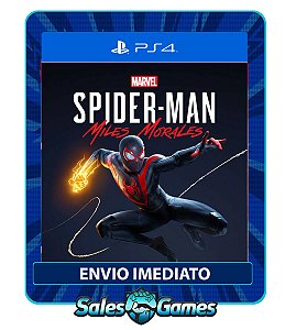 Marvel Spider-Man: Miles Morales - PS4 - Edição Padrão - Primária - Mídia Digital.