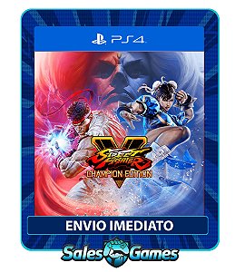 Street Fighter V - PS4 - Edição Padrão - Primária - Mídia Digital.