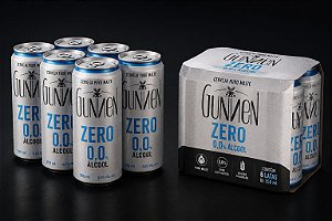 Gunnen Zero 0,0% Álcool – Cerveja Puro Malte 350ml