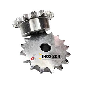 Engrenagem Simples Inox 304 ASA 40 17Z