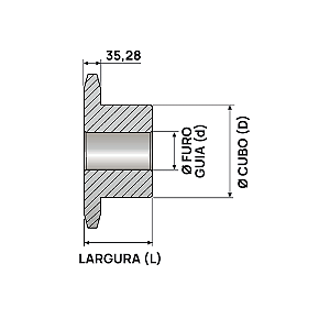 Engrenagem Simples ASA 200 25Z