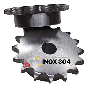 Engrenagem Simples Inox ASA 50 Z17