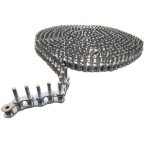 CORRENTE SIMPLES ASA 40 INOX PINO SALIENTE
