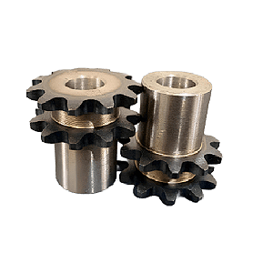 ENGRENAGEM DUPLA ASA 35 11Z C/ TRATAMENTO TÉRMICO NOS DENTES