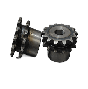 ENGRENAGEM DUPLA ASA 35 14 DENTES C/ TRATAMENTO TÉRMICO