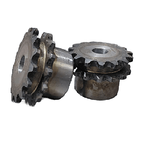 ENGRENAGEM DUPLA ASA 35 15 DENTES C/ TRATAMENTO TÉRMICO