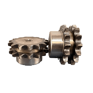 Engrenagem Dupla ANSI 40 16Z C/ Tratamento Térmico nos Dentes