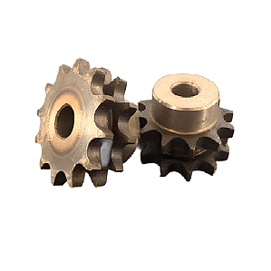 Engrenagem Dupla DIN 06B 12Z C/ Tratamento Térmico nos Dentes