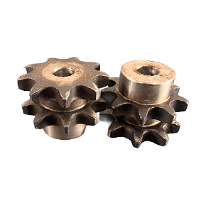 Engrenagem Dupla DIN 08B 9Z C/Tratamento térmico nos Dentes