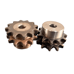 Engrenagem Dupla DIN 08B 12Z C/Tratamento Térmico nos Dentes