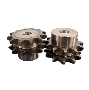 ENGRENAGEM DUPLA ASA 50 12Z C/TRATAMENTO TÉRMICO NOS DENTES