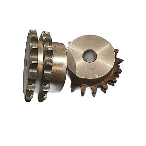 Engrenagem Dupla DIN 10B 17Z C/Tratamento Térmico no Dentes