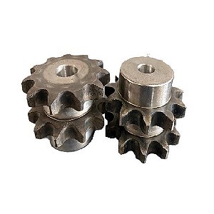 Engrenagem Dupla ASA 80 11Z C/Tratamento Térmico nos Dentes