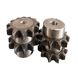 Engrenagem Dupla ASA 80 12Z C/Tratamento Térmico nos Dentes