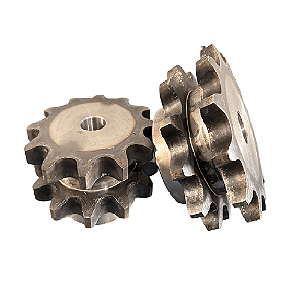 Engrenagem Dupla ASA 100 12Z C/Tratamento Térmico nos Dentes