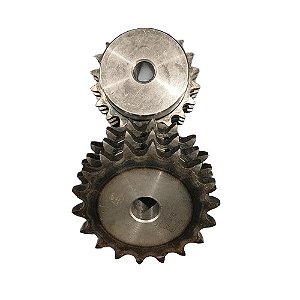 Engrenagem Tripla ASA 80 12Z C/Tratamento Térmico nos Dentes