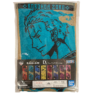 Toalha De Rosto One Piece - Roronoa Zoro e Sanji - Ichiban Kuji