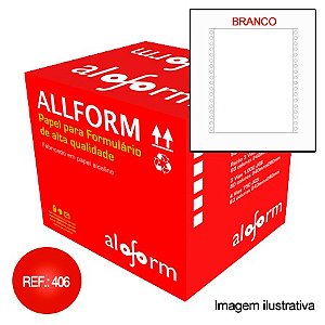 Formulário Allform 80 Colunas 2 Vias Branco 406 CX C/1500 JGS