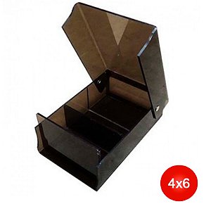 Fichário de Mesa Acrílico 4x6 Novacril