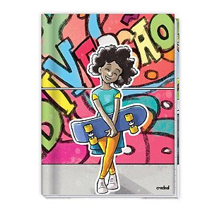 Caderno Brochura Capa Flexível 1/4 96 Folhas Credeal