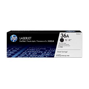 Toner Hp Laserjet Cb436-Af Dual Pack 36A Preto Para M1522nf, M1120