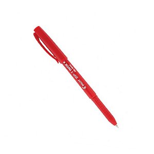 Caneta Esferográfica BP-1 Inox 0.7mm Pilot Vermelha