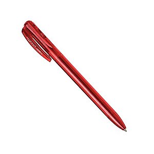 Caneta Esferográfica BIC Retrátil Slim Clic Vermelha
