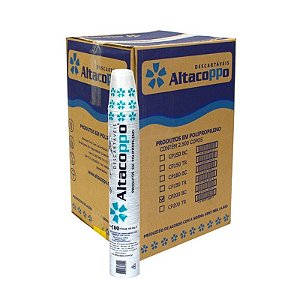 Copo Descartável Água 300ml Altacoppo C/100 UN