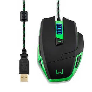 Mouse Multilaser Warrior Gamer 3200DPI - MO245