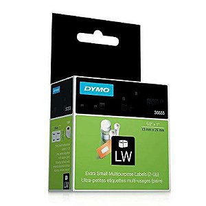 Etiqueta Impressora Dymo LW 1.3cm X 2.5cm 1 Rolo C/ 1000 Etiquetas Ref.: 30333
