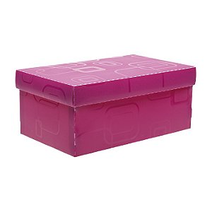 Caixa Organizadora Dello Mini/Sapato Rosa 2169-Q