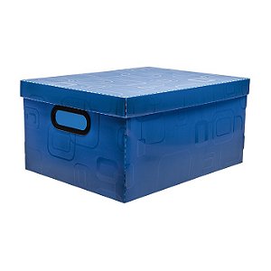 Caixa Organizadora Dello Média Azul 2171-C