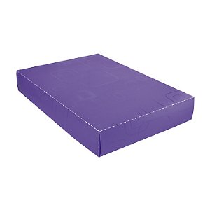 Caixa Organizadora Dello Padrão Camisa Roxa 2174-R