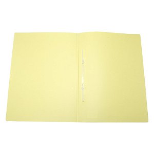 Pasta Grampo Ofício Dello Linho Serena Amarelo Pastel C/50 PCS 0295-AP