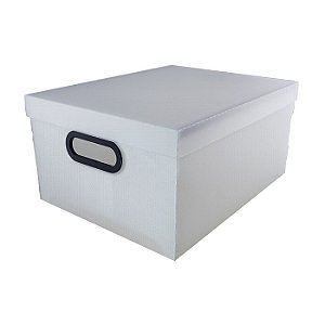 Caixa Organizadora Linho Dello Média Cristal 2192-H