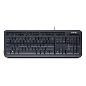 Teclado com Fio 600 USB Preto Microsoft - ANB00005